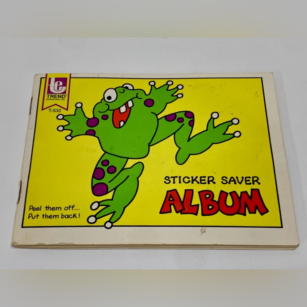 1980 Vtg Trend Sticker Album Collection of Stickers